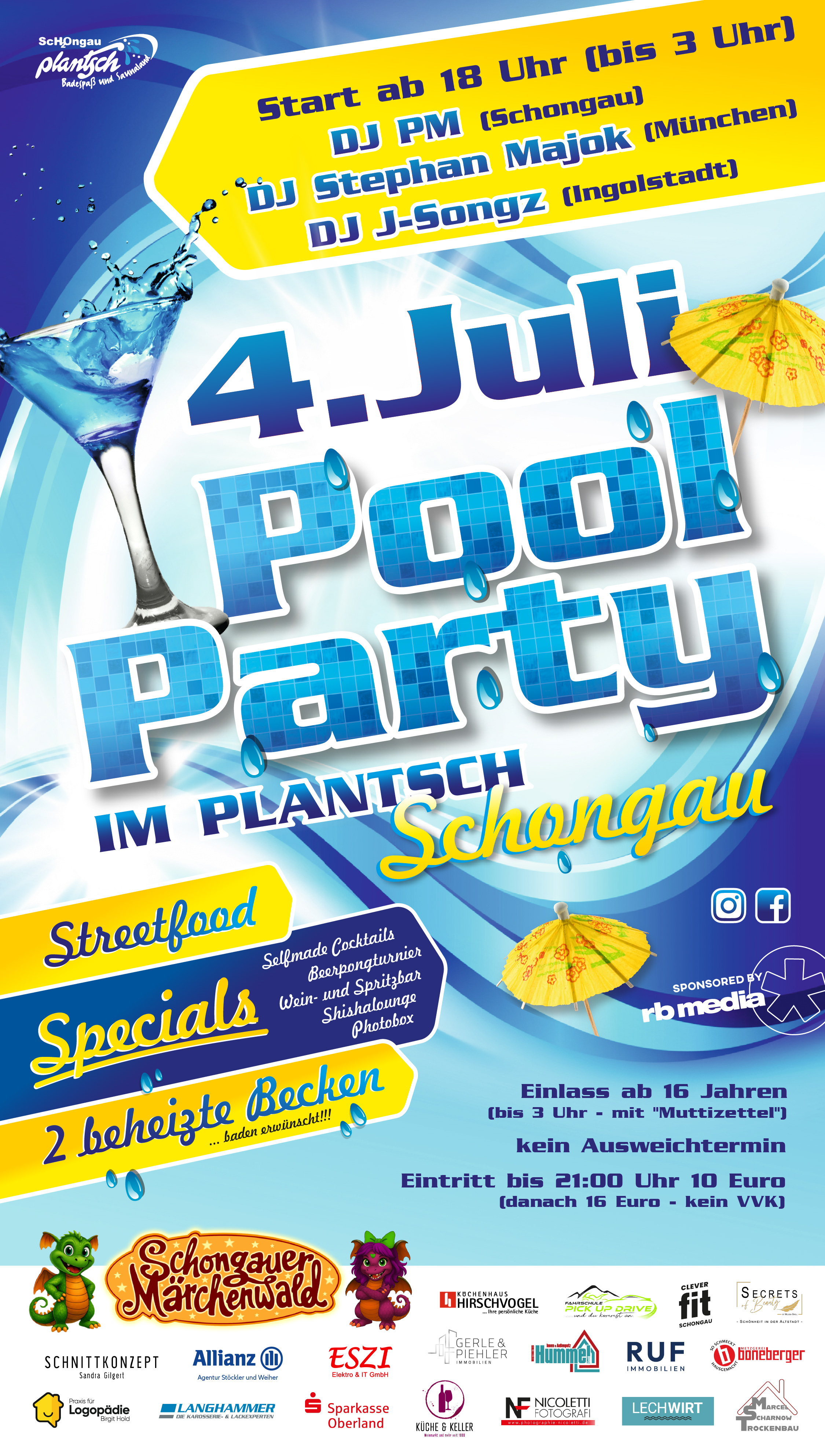 Poolparty Plakat