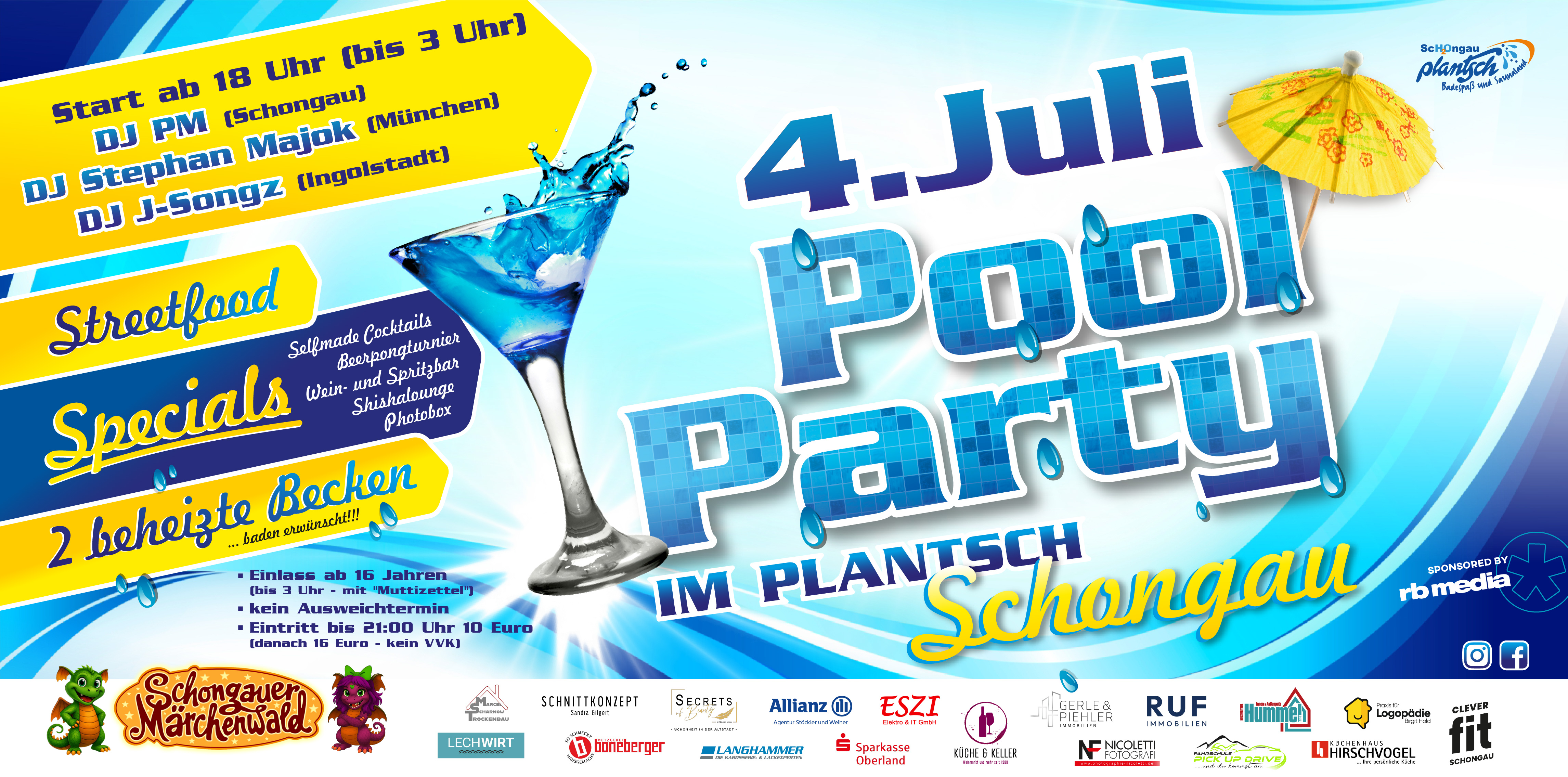 Poolparty Plakat