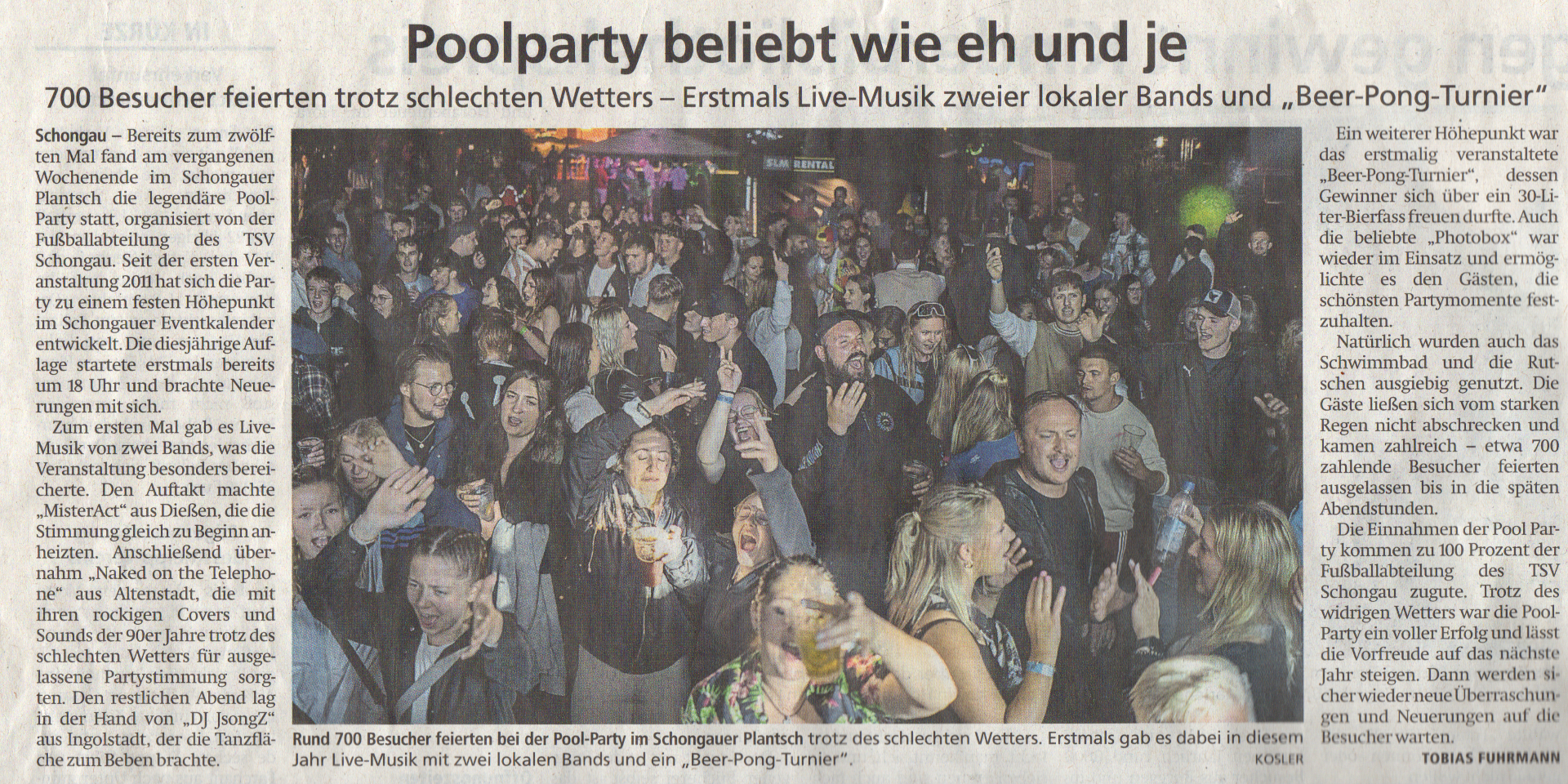 Presse Schobngauer Nachrichten Poolparty 24